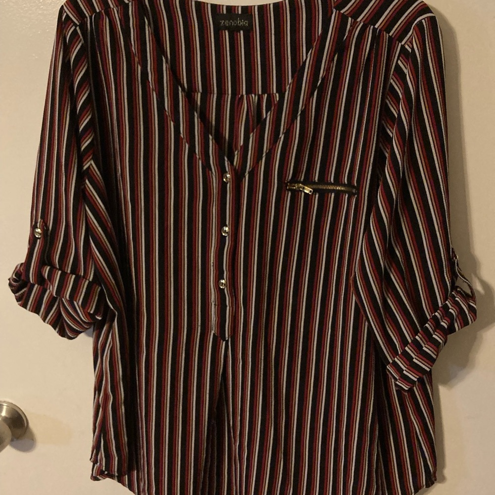 Striped blouse XL